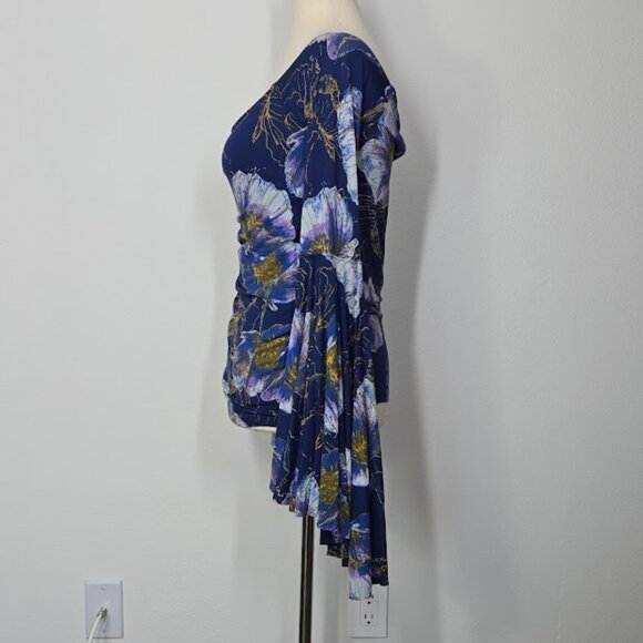 FREE PEOPLE WTF printed birds of paradise top Sz S NEW - Picture 5 of 11